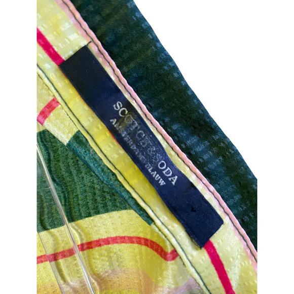 Scotch & Soda Vertical Striped Midi Shirt Dress M Multicolor Casual Chic Classic - Picture 2 of 7